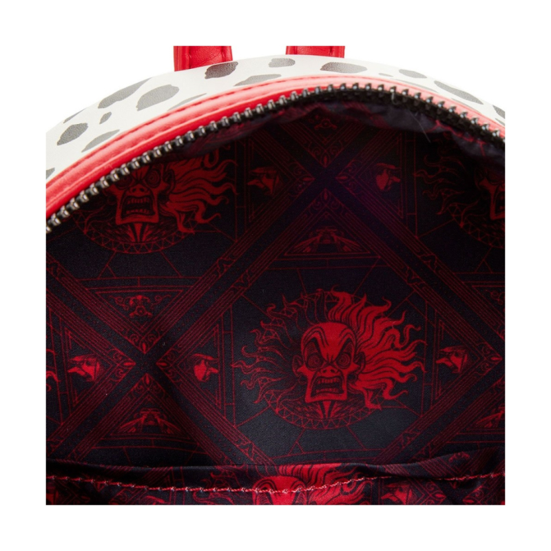 Sac à dos vilains scène Cruella 101 Dalmatiens LOUNGEFLY