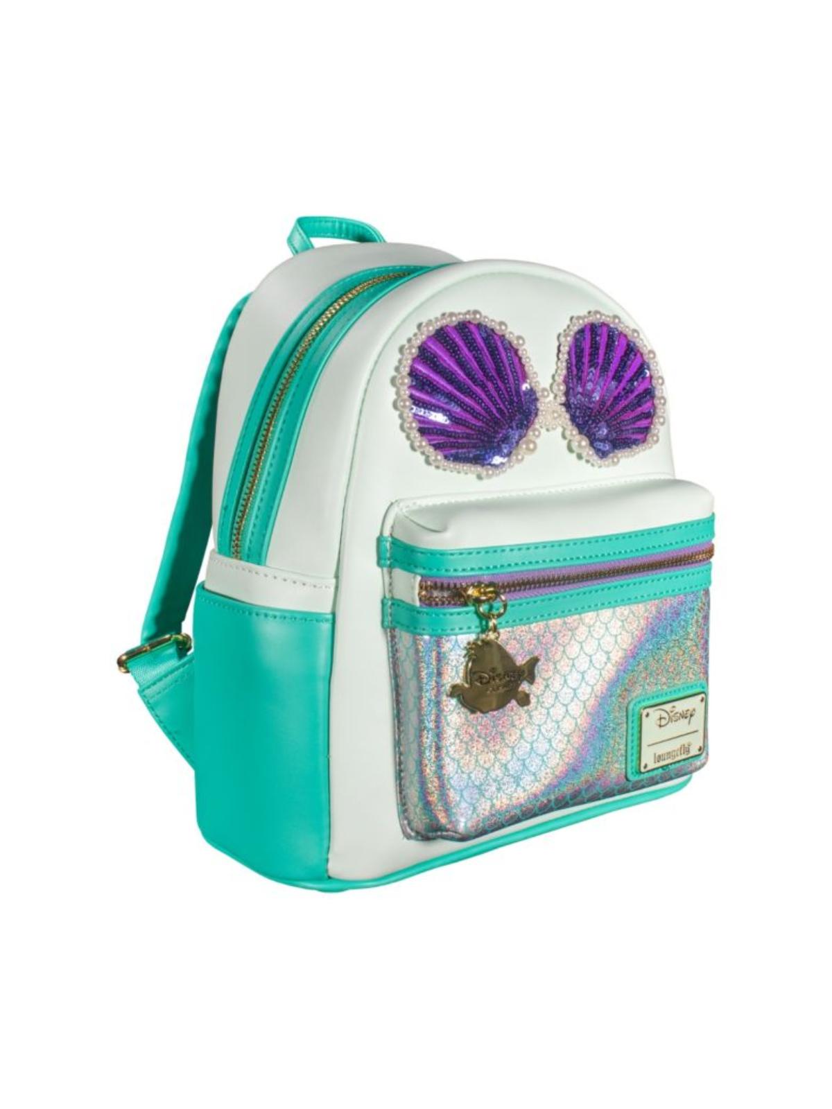 Sac à dos sequins and pearl La petite sirène LOUNGEFLY