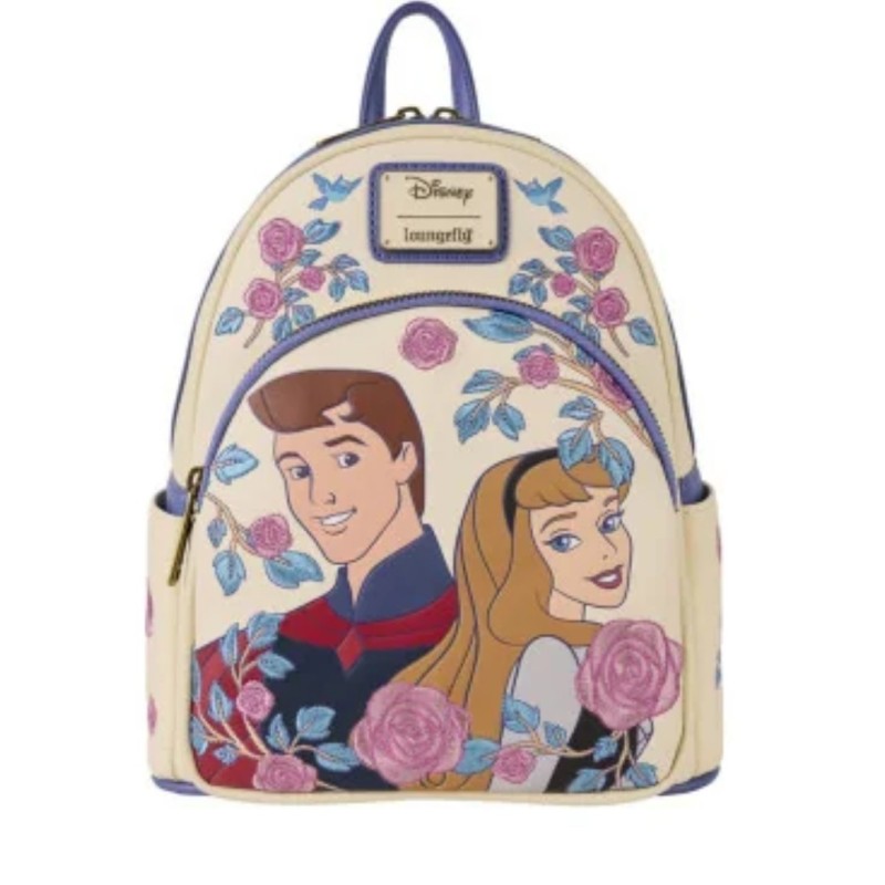 Sac à dos Princesse Aurore et prince Phillip La belle au bois dormant LOUNGEFLY