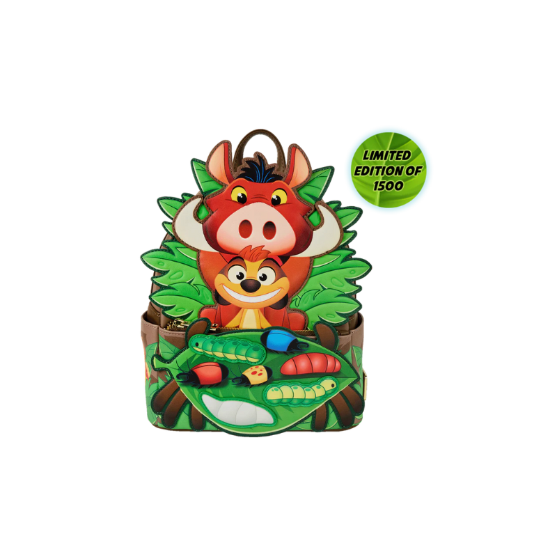 Sac à dos Timon & Pumba Grubs Le Roi Lion LOUNGEFLY