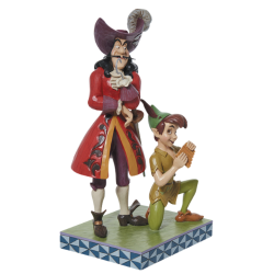 Figurine Le bien et le mal Peter pan et capitaine crochet Disney traditions 6011928