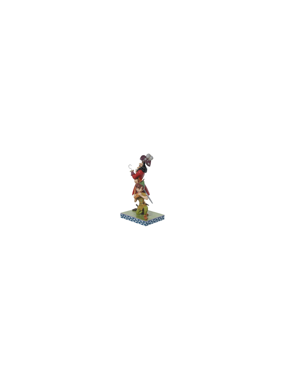 Figurine Le bien et le mal Peter pan et capitaine crochet Disney traditions 6011928