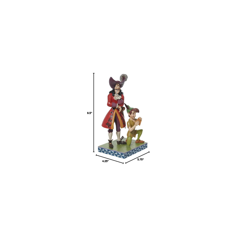 Figurine Le bien et le mal Peter pan et capitaine crochet Disney traditions 6011928