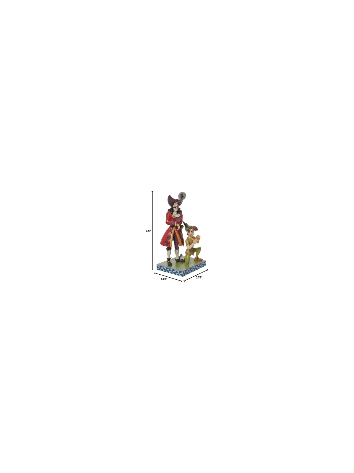 Figurine Le bien et le mal Peter pan et capitaine crochet Disney traditions 6011928