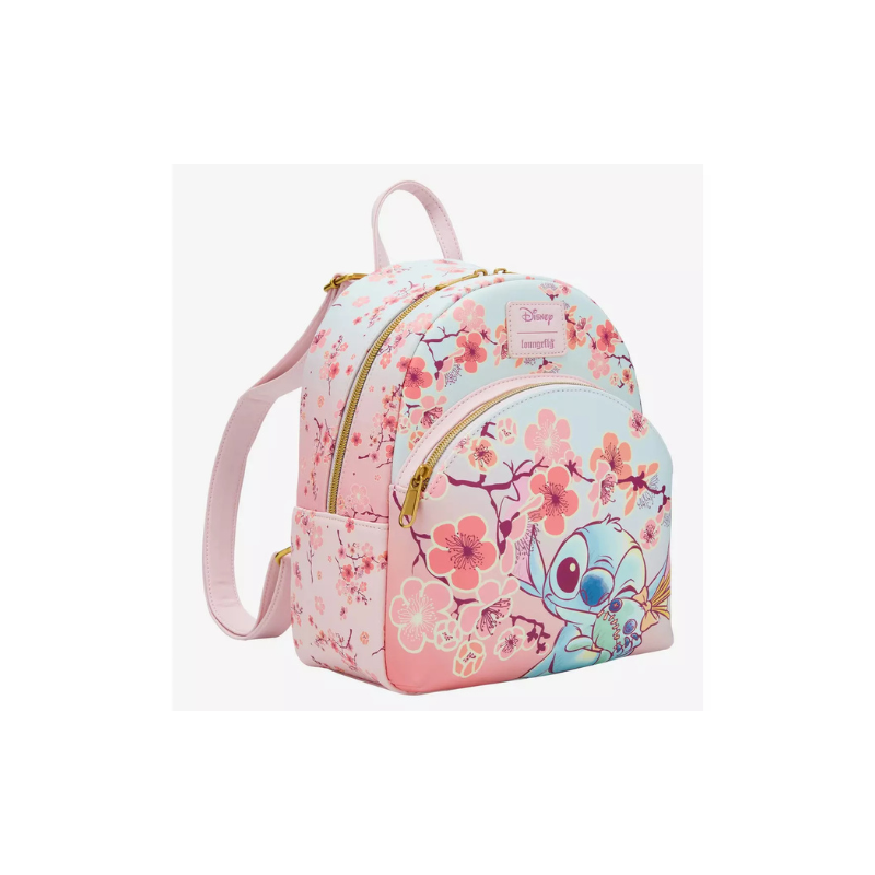 Sac à dos Stitch & scrump cherry blossom LOUNGEFLY