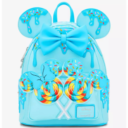 Sac à dos lollipop blue sprinkles Minnie mouse LOUNGEFLY