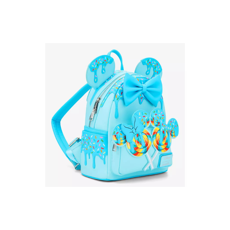 Sac à dos lollipop blue sprinkles Minnie mouse LOUNGEFLY