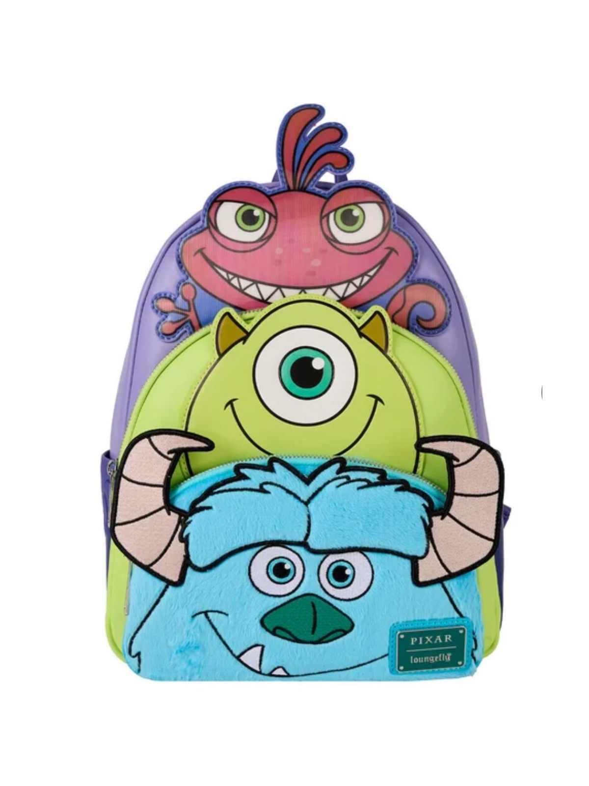 Sac à dos triple pocket Monstres & Cie LOUNGEFLY