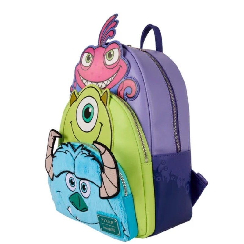 Sac à dos triple pocket Monstres & Cie LOUNGEFLY