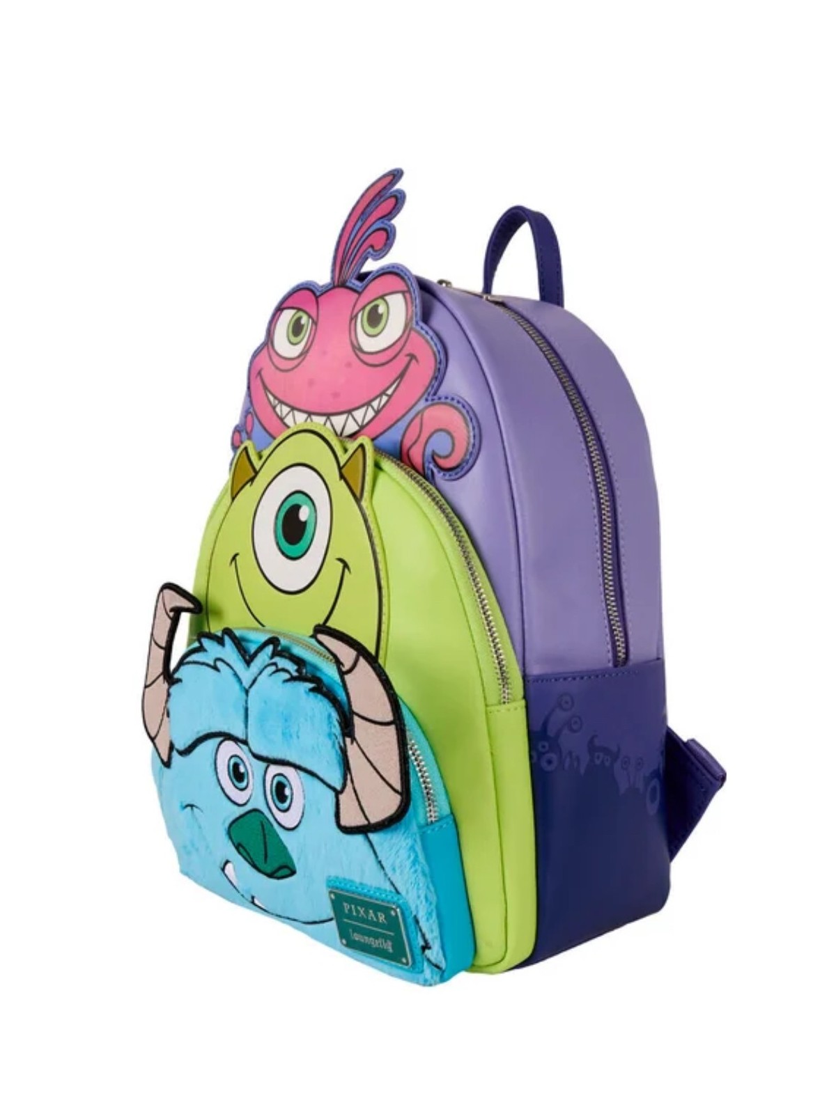 Sac à dos triple pocket Monstres & Cie LOUNGEFLY