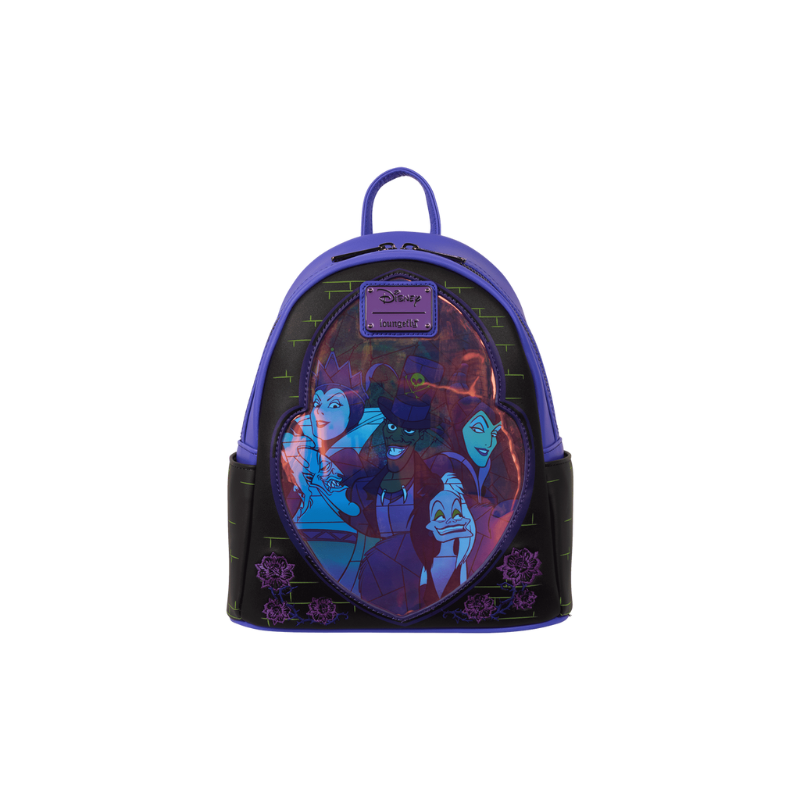 Sac à dos Villains stained glass glow LOUNGEFLY