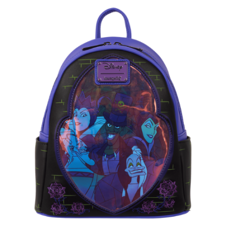 Sac à dos Villains stained glass glow LOUNGEFLY