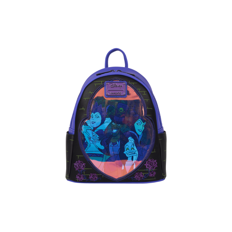 Sac à dos Villains stained glass glow LOUNGEFLY
