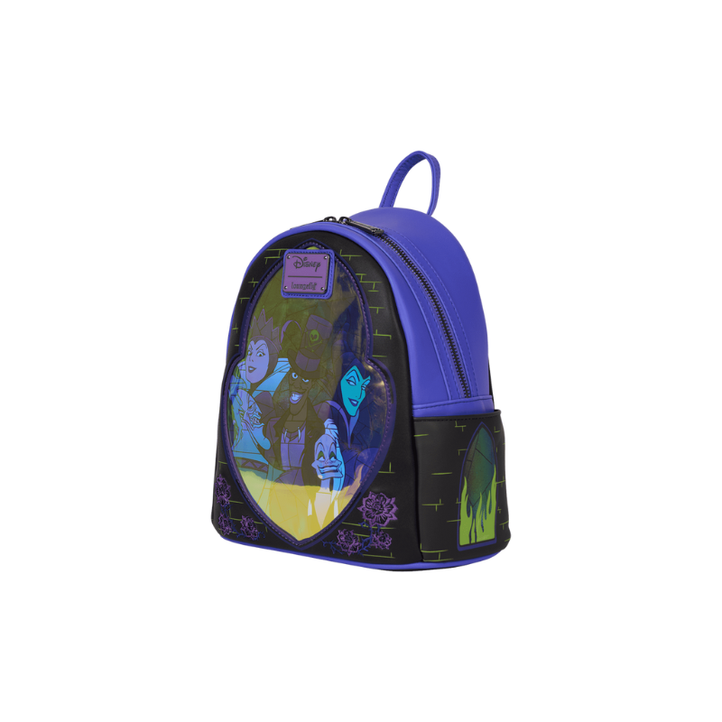 Sac à dos Villains stained glass glow LOUNGEFLY