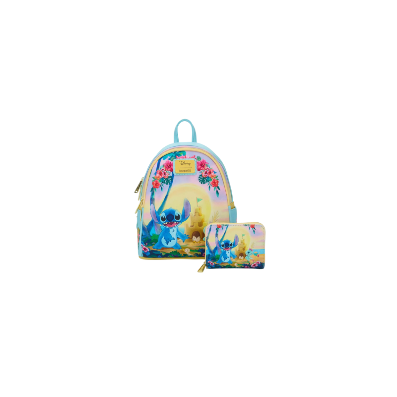 Sac à dos beach scène Lilo & Stitch LOUNGEFLY