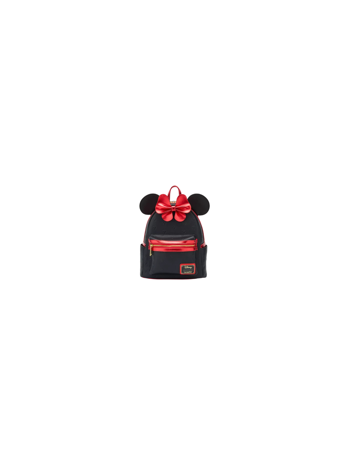 Sac à dos metallic red bow ears Minnie Mouse LOUNGEFLY
