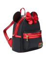 Sac à dos metallic red bow ears Minnie Mouse LOUNGEFLY