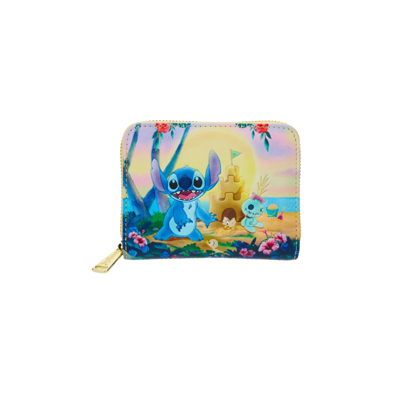 Portefeuille beach scène Lilo & Stitch LOUNGEFLY