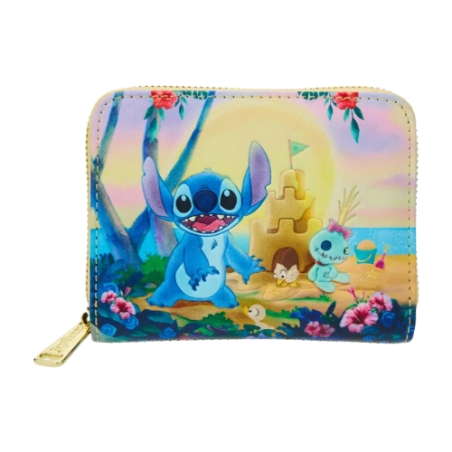 Portefeuille beach scène Lilo & Stitch LOUNGEFLY