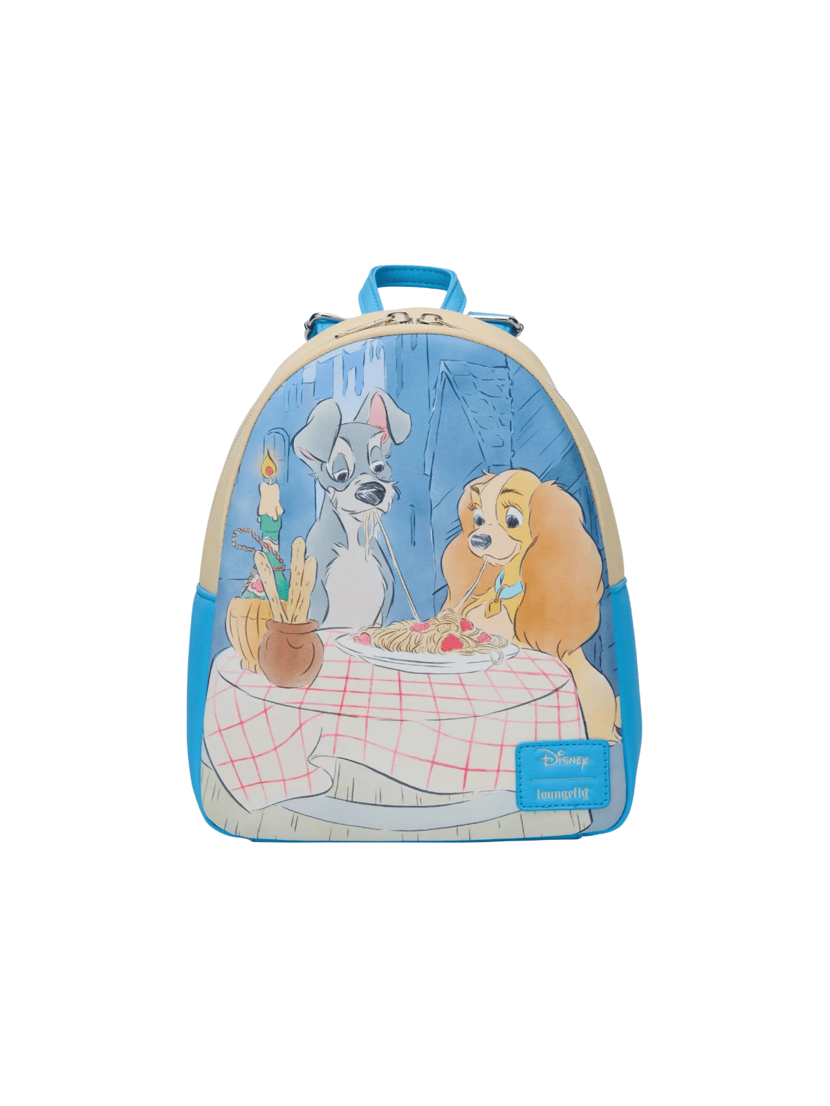 Sac à dos Spaghetti scène La belle & le clochard LOUNGEFLY
