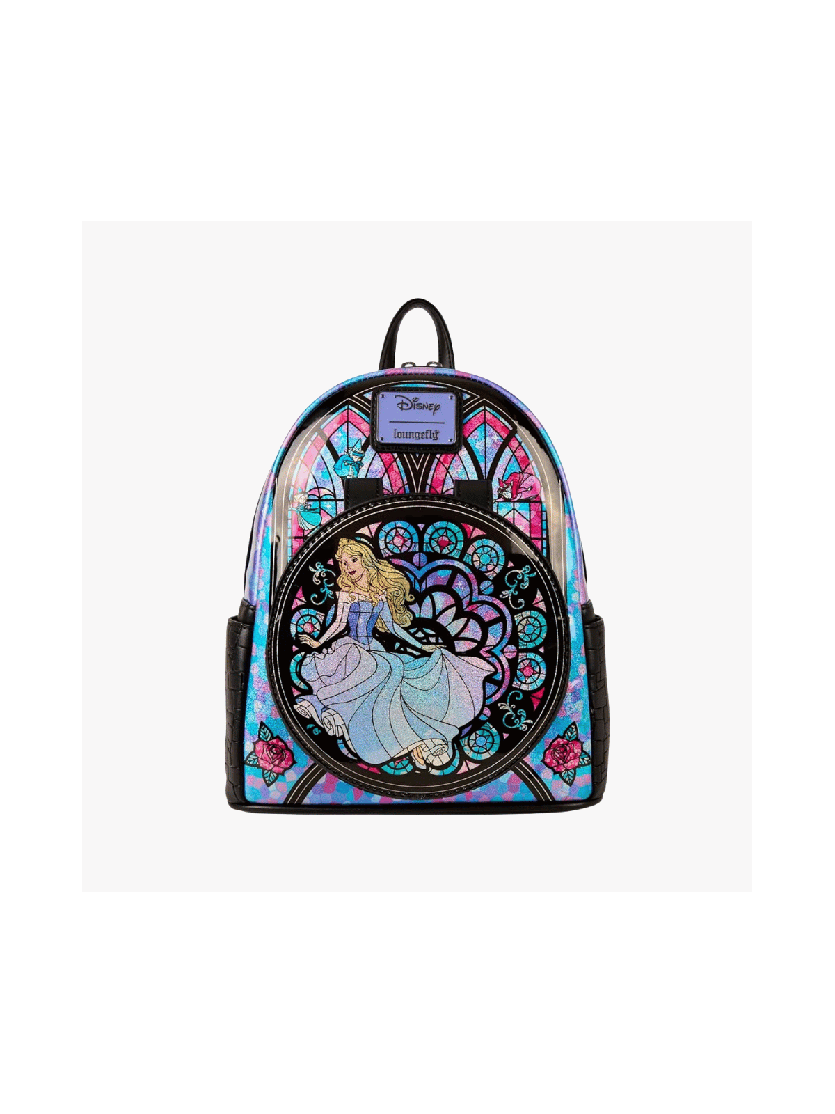 Sac à dos Princess Aurore Stained glass La belle au bois dormant LOUNGEFLY