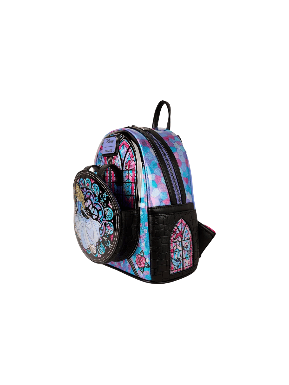 Sac à dos Princess Aurore Stained glass La belle au bois dormant LOUNGEFLY