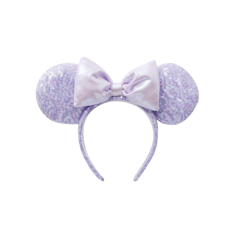 Ears sequins Minnie mouse Lilas Disney
