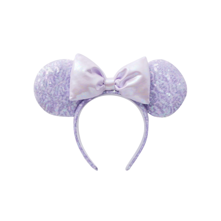 Ears sequins Minnie mouse Lilas Disney