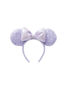 Ears sequins Minnie mouse Lilas Disney