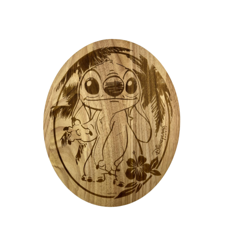 Planche à découper en bois Stitch Disney