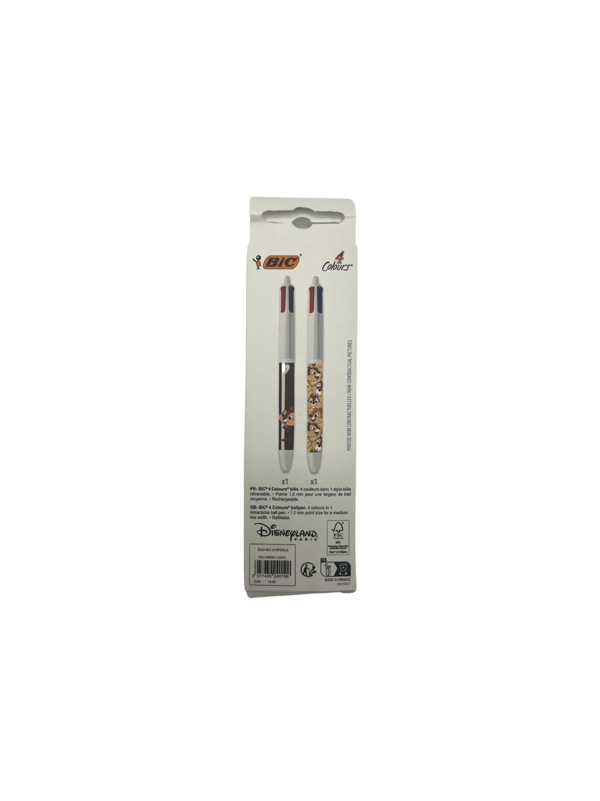 Stylo Bic Tic & Tac disney
