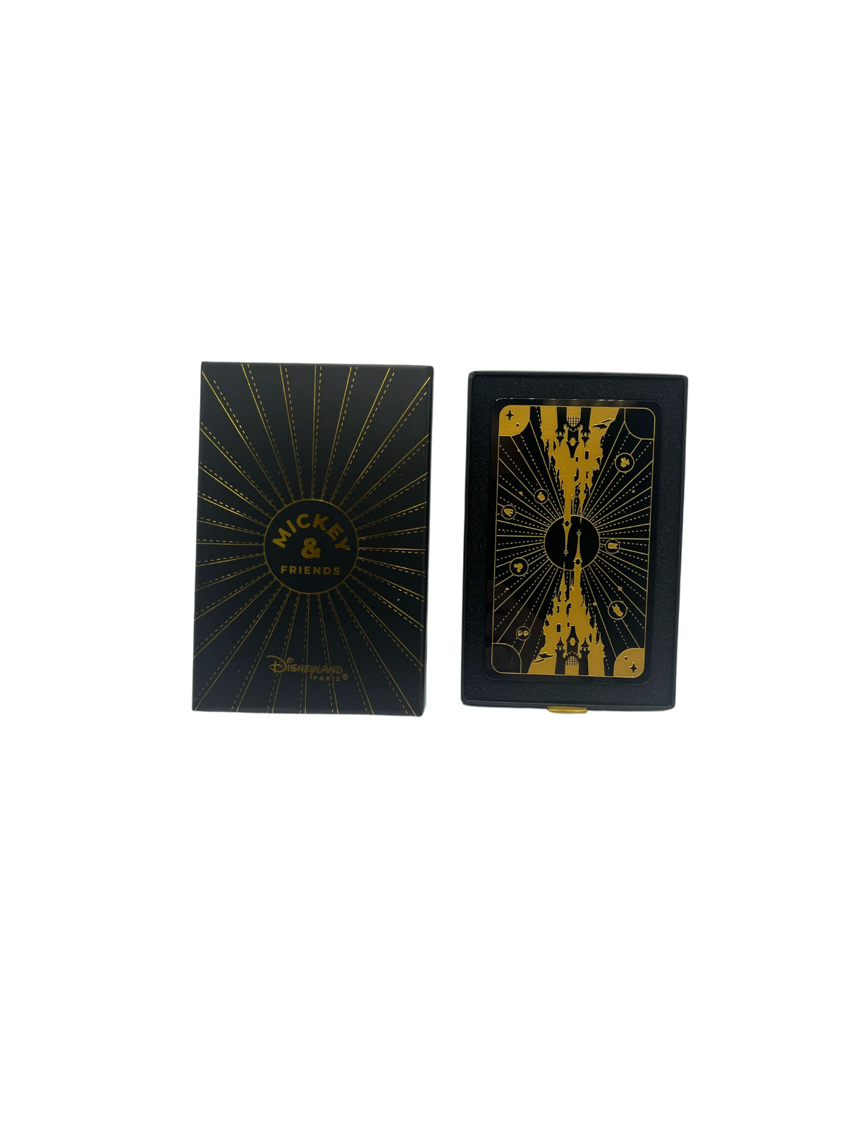 Carte à collectionner Mickey en verre Arribas Disney