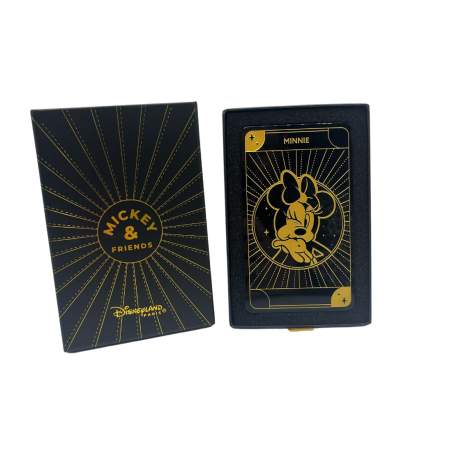 Carte à collectionner Minnie en verre Arribas Disney
