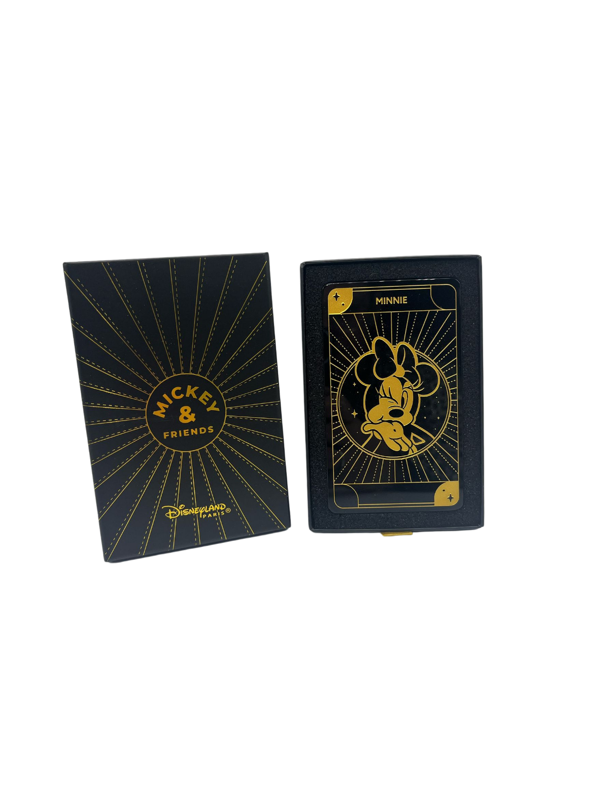 Carte à collectionner Minnie en verre Arribas Disney