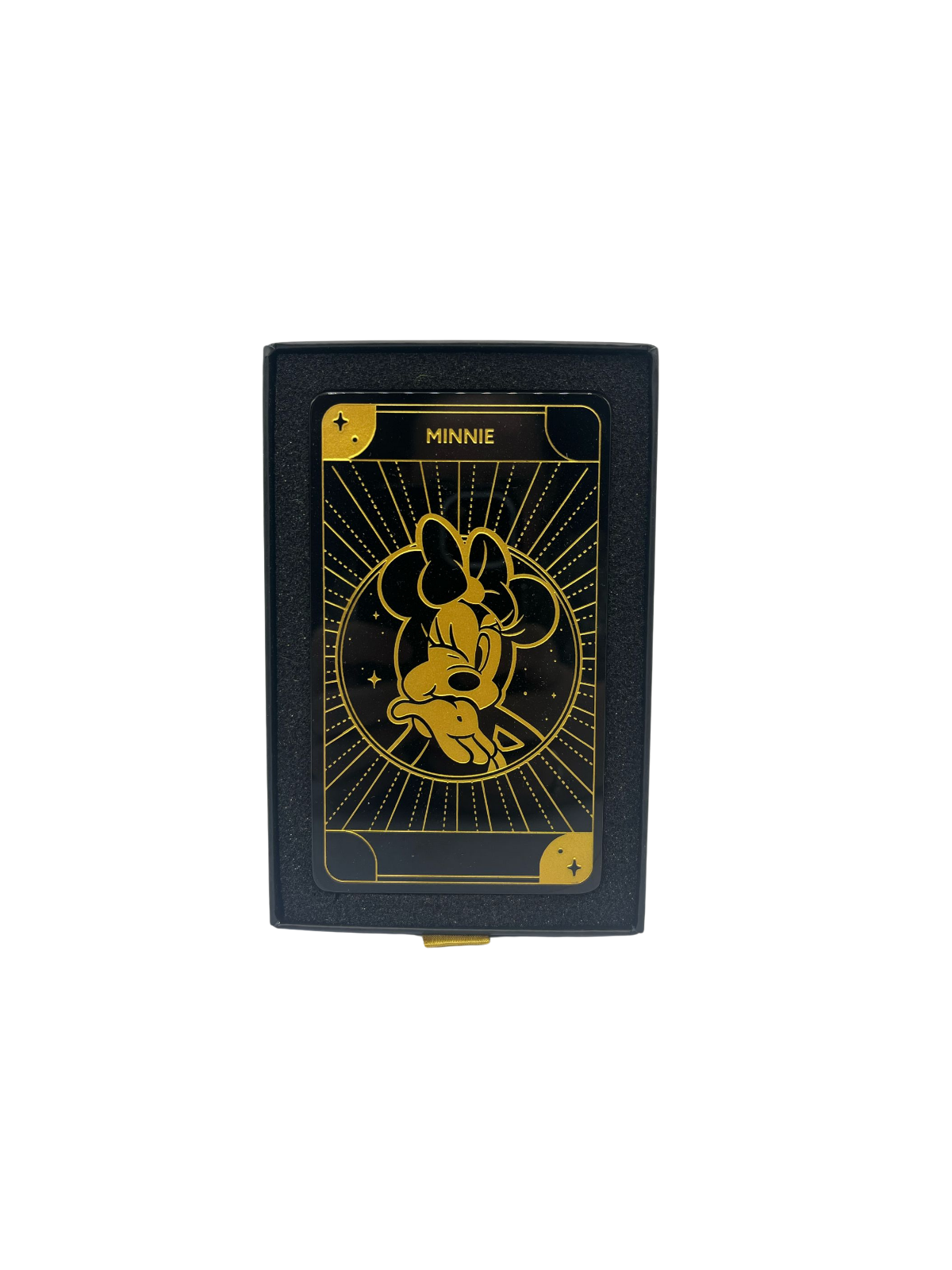 Carte à collectionner Minnie en verre Arribas Disney