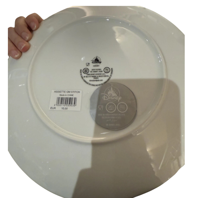 Assiette Stitch Disney