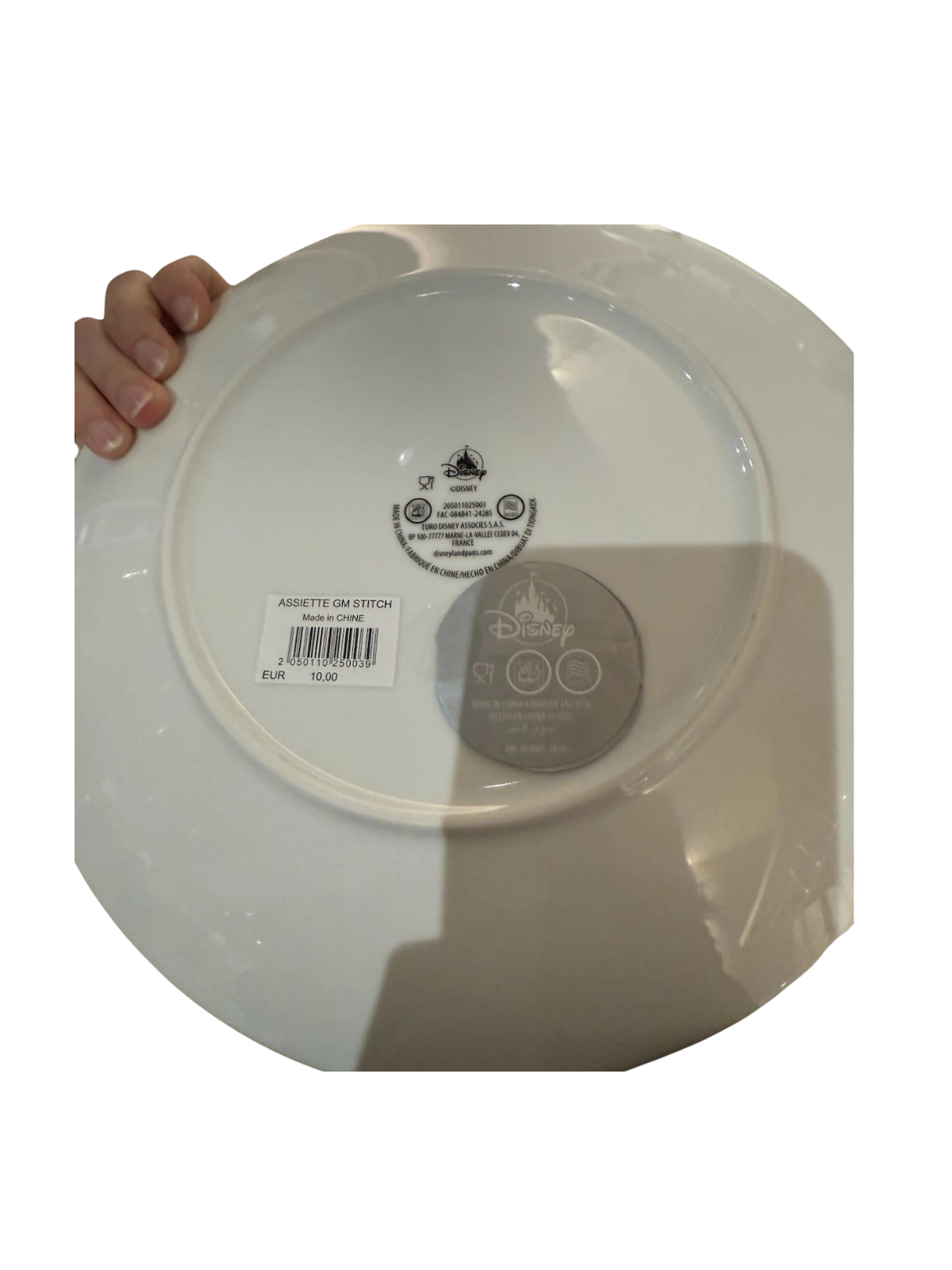 Assiette Stitch Disney