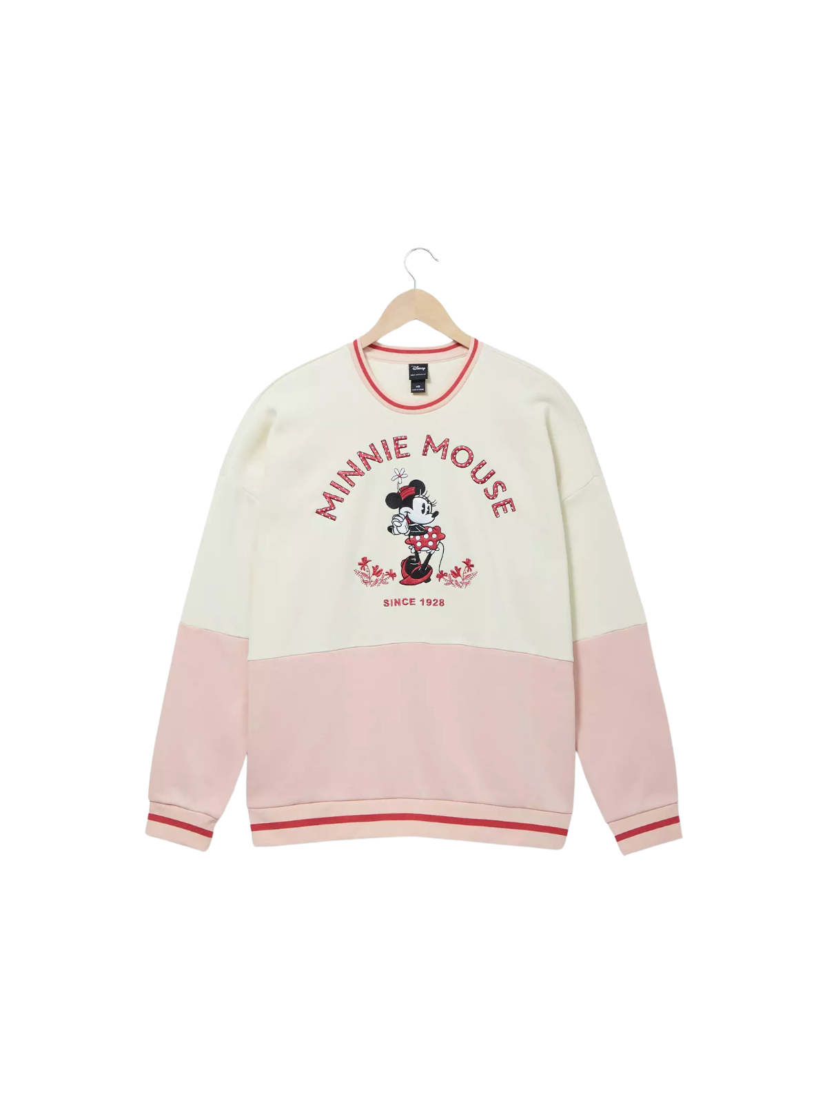 Sweat Minnie Mouse Portrait Panel Crewneck