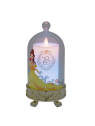 Bougie lumineuse sous cloche Belle Disney