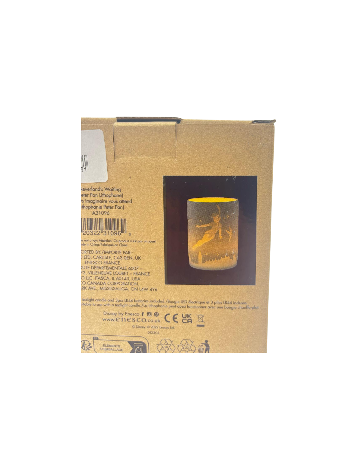Lithopanie Peter Pan Disney