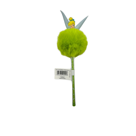 Stylo pompon Fée clochette Disney