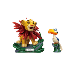 Figurine Le roi lion mastercraft Simba & Zazu Disney