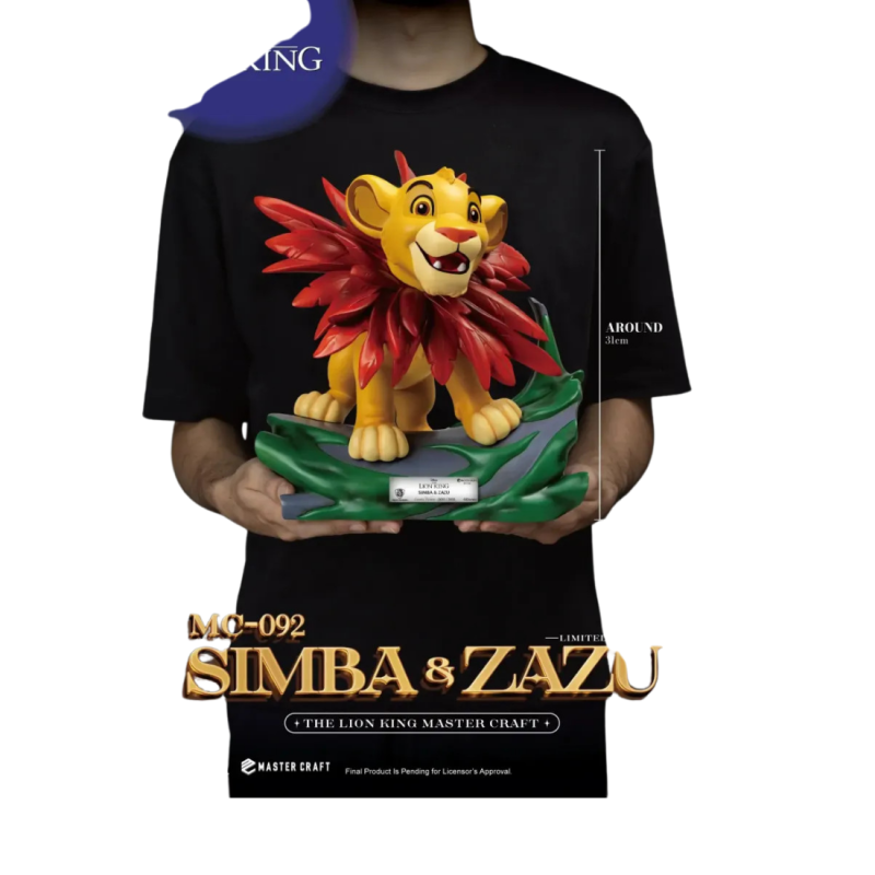 Figurine Le roi lion mastercraft Simba & Zazu Disney