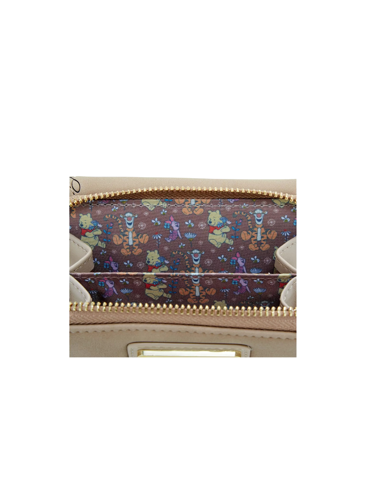 Portefeuille Floral brown Winnie l'ourson LOUNGEFLY