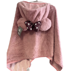 Poncho Polaire Minnie Rose Disney