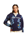 Sweat à capuche zippé fleur d'hibiscus Lilo & Stitch Her Universe