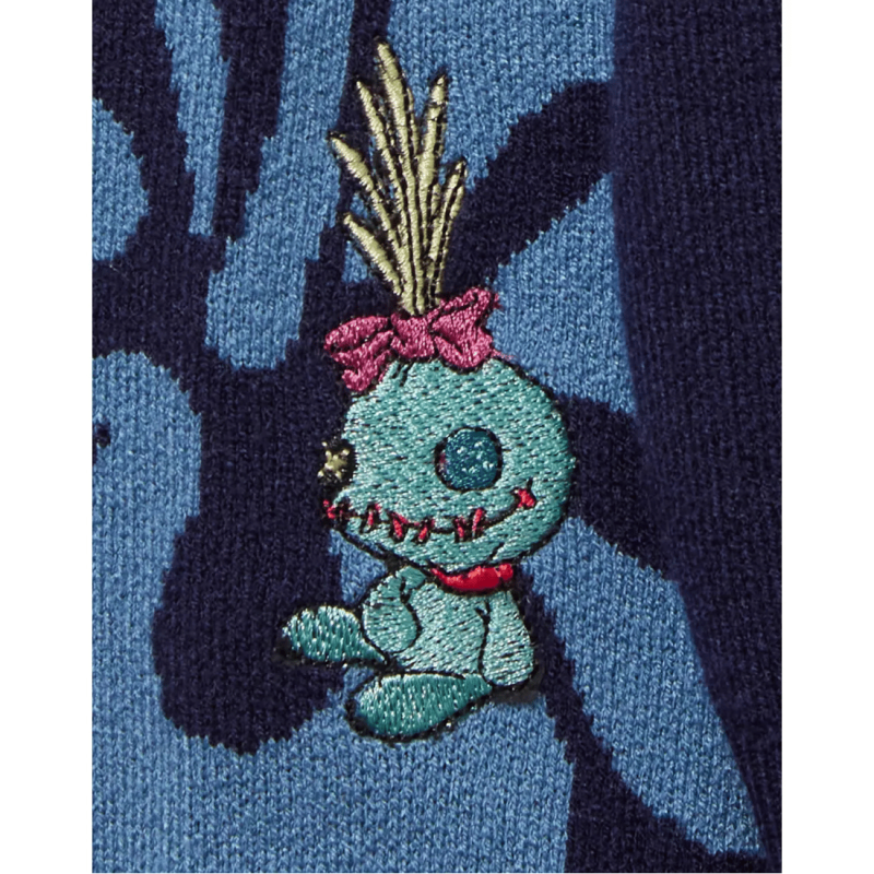 Sweat à capuche zippé fleur d'hibiscus Lilo & Stitch Her Universe