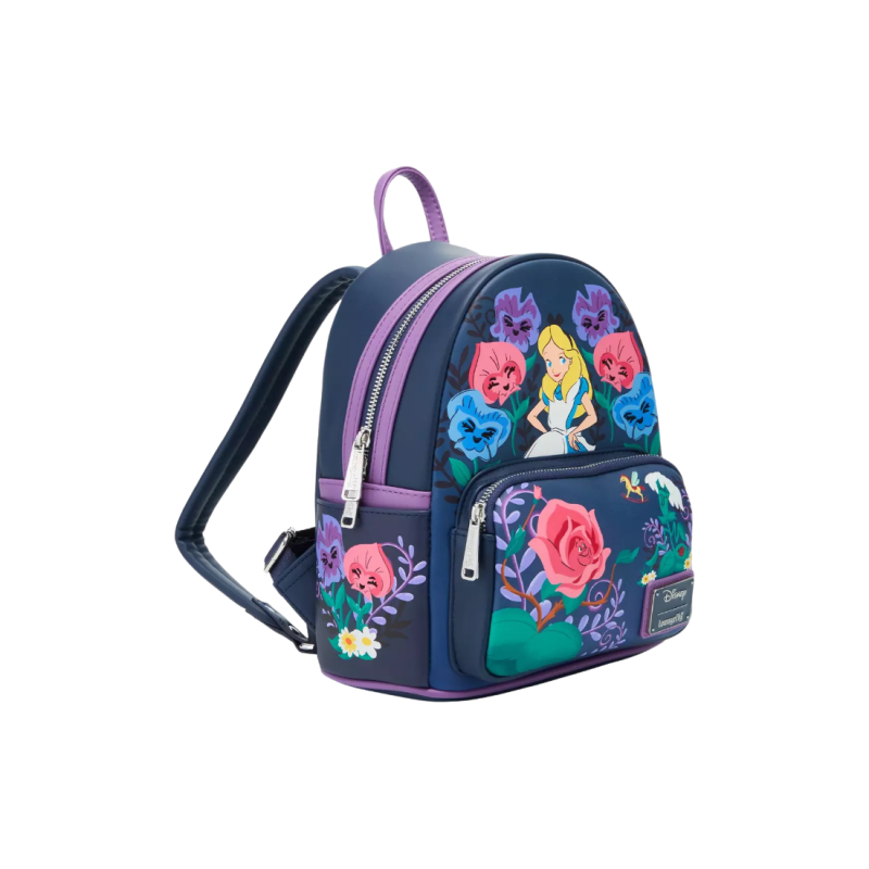 Sac à dos Alice and flowers Alice au pays des merveilles LOUNGEFLY