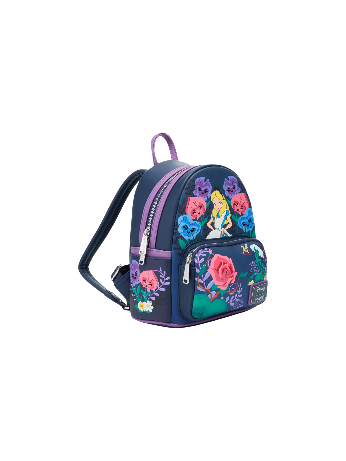 Sac à dos Alice and flowers Alice au pays des merveilles LOUNGEFLY
