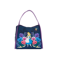 Sac à bandoulière Alice and flowers Alice au pays des merveilles LOUNGEFLY